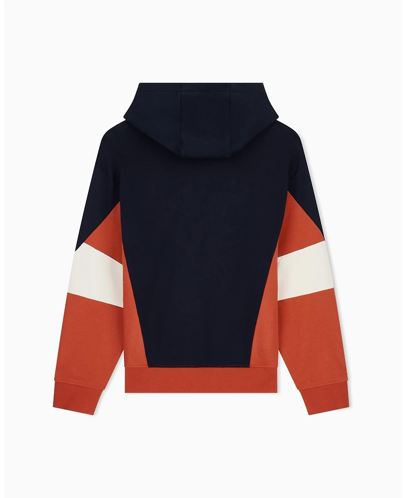 A|X Armani Exchange Men's Chevron Color Block Hoodie