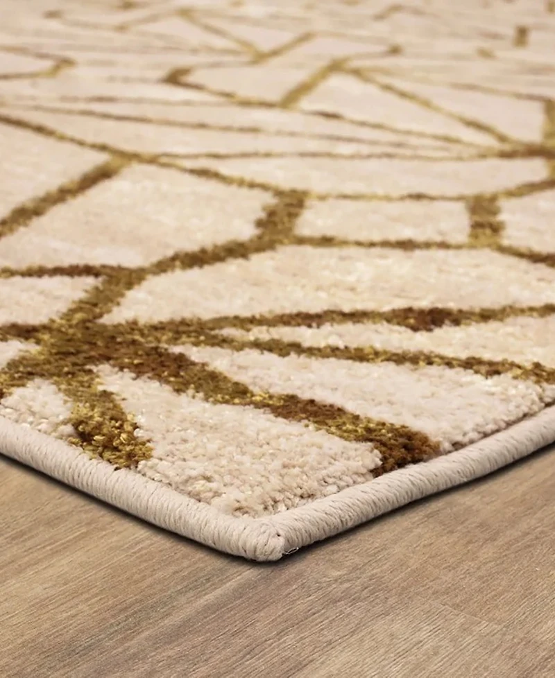 Closeout! Scott Living Artisan Celeste Brushed Gold 5'3" x 7'10" Area Rug