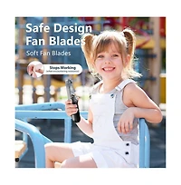 Cowin Misting Fan Portable Rechargeable, Mini Spray Water Mist, Handheld Fold Fans Kids Women For Travel, Outdoors, Hiking