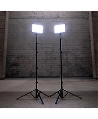Lume Cube Studio Panel Led 2-Light Kit with Barndoors and Stand
