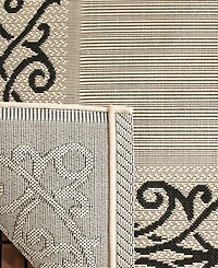 Safavieh Courtyard CY1588 Sand and Black 8' x 11' Outdoor Area Rug