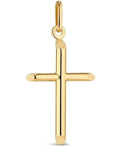 Devata Cross Pendant in 14K Gold