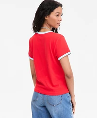 On 34th Women's Sporty Graphic Ringer T-Shirt, Macy's Exclusive