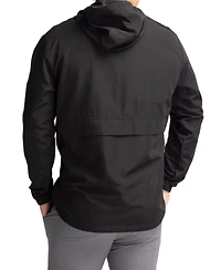 Cutter & Buck Men's Black Washington State Cougars Charter Half-Zip Anorak Jacket