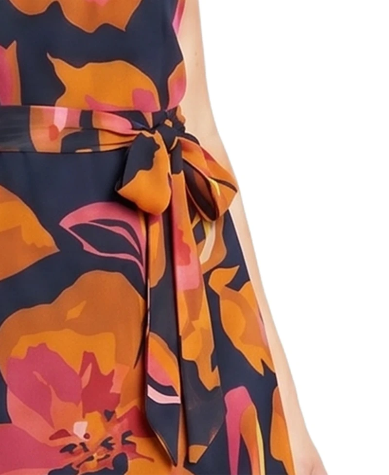 Ny Collection Women's Sleeveless Chiffon Maxi Dress