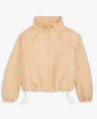 On 34th Women's Funnel-neck Ruched-Sleeve Bubble Hem Jacket, Macy's Exclusive