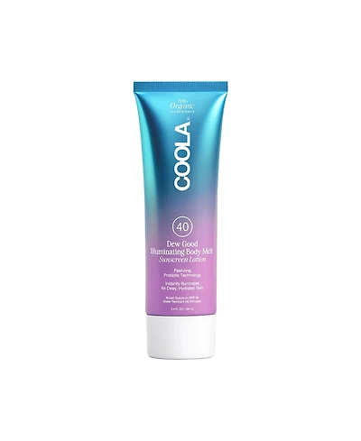 Coola Dew Good Illuminating Body Melt Sunscreen Lotion Spf 40, 3.4 oz.