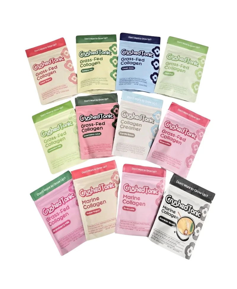 Crushed Tonic Watermelon Juice Marine Collagen Powder