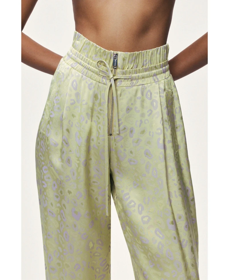 Nocturne Women's Printed Wide-Leg Trousers