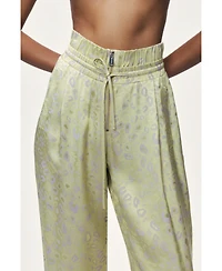 Nocturne Women's Printed Wide-Leg Trousers