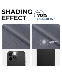Superior Linen Semi Blackout Rod Pocket Washable Room Darkening Curtains