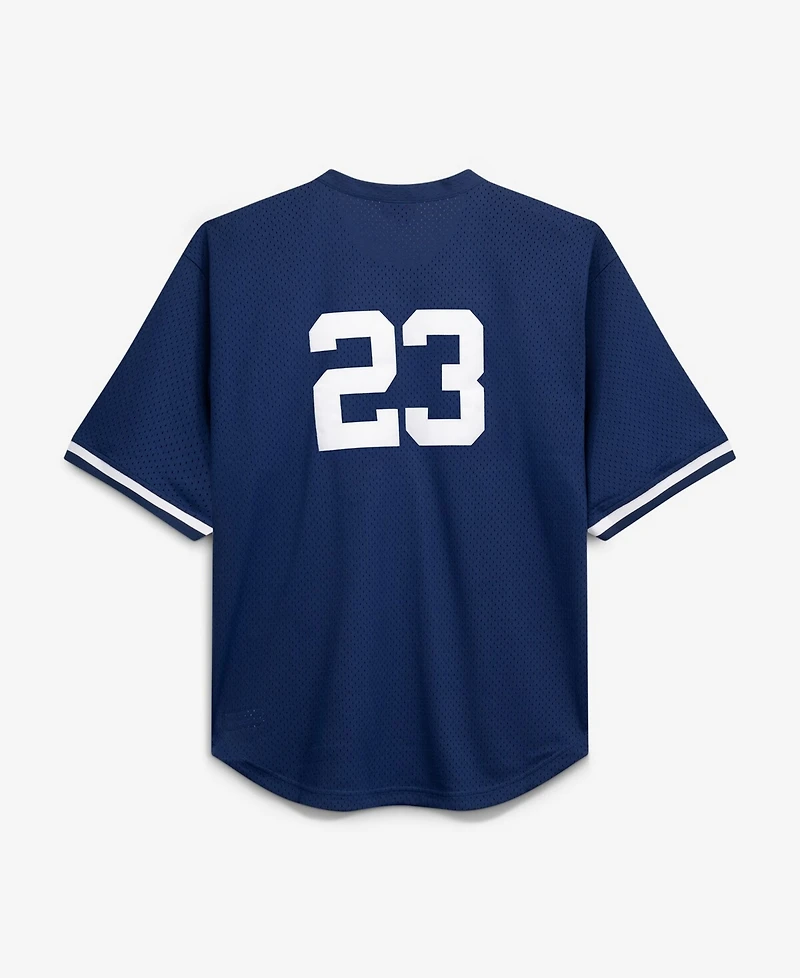Mitchell & Ness Men's Don Mattingly Navy New York Yankees Cooperstown Collection Big Tall Mesh Batting Practice Jersey