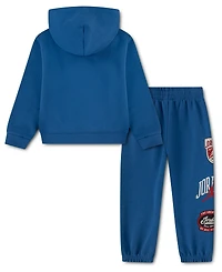 Jordan Toddler Boys' 2T-4T Interstate 23 Clutch Script Fleece Hoodie and Pants, 2-Piece Set