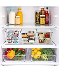 Sorbus Pack Large Clear Storage Containers for Pantry, Fridge, Cabinet