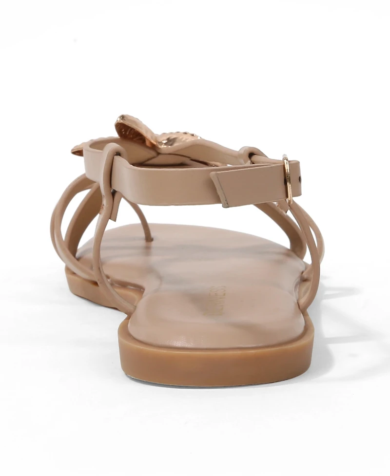 Berness Women's Kiana Starfish Accent Flat Sandals