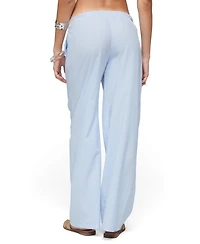 Edikted Women's Cersei Striped Low Rise Pants