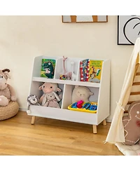 Gouun 5-Cube Kids Bookshelf and Toy Organizer with Anti-Tipping Kit
