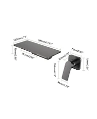 Phying Waterfall Bathroom Sink Faucet