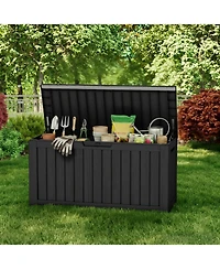 sumyeg Resin Outdoor Storage Deck Box with Lockable Lid