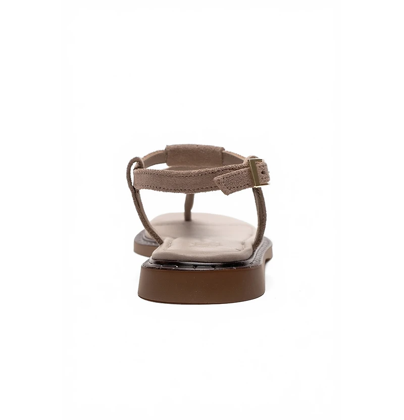 Forever & Always Shoes Women's Tiana Leather Buckled Sandal
