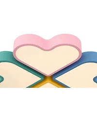 360 Lighting Macaron Heart Wide Pastel Colors Led Ceiling Light