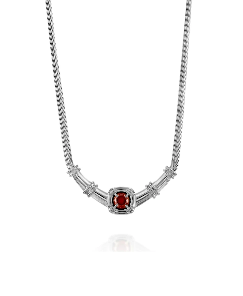 Sereia Official Odette Necklace Garnet Stone