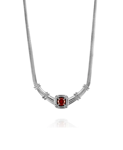 Sereia Official Odette Necklace Garnet Stone