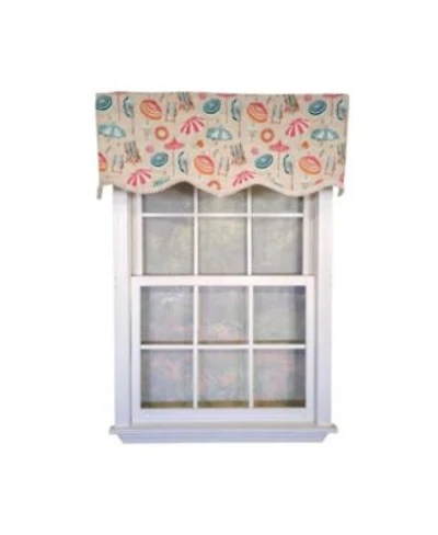 Rlf Home 100percentage Cotton Umbrellas Province With Lining Rod Pocket Window Valance