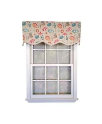 Rlf Home 100percentage Cotton Umbrellas Province With Lining Rod Pocket Window Valance
