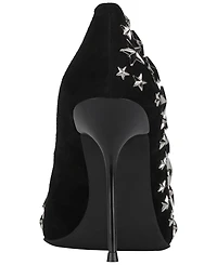 Jeffrey Campbell Women's Strpwr-hi Star-Studded Pumps