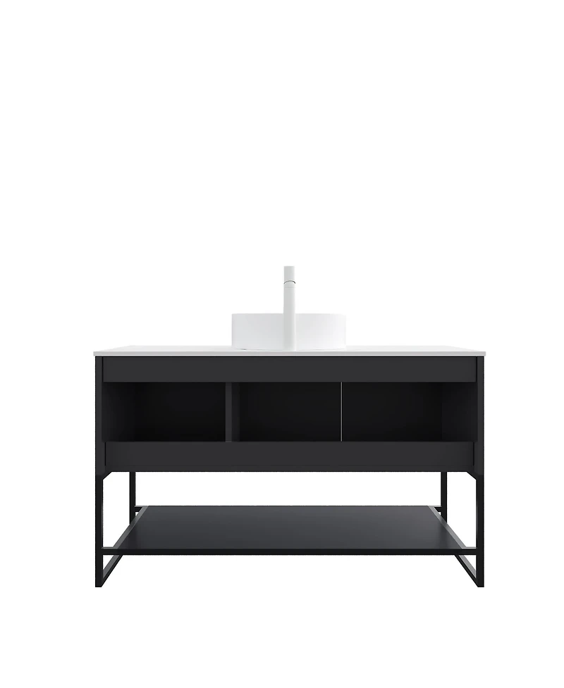 Phying 48 Inch Freestanding Bathroom Vanity with Sink Modern Storage Cabinet for Home Bathroom Decor