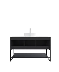 Phying 48 Inch Freestanding Bathroom Vanity with Sink Modern Storage Cabinet for Home Bathroom Decor