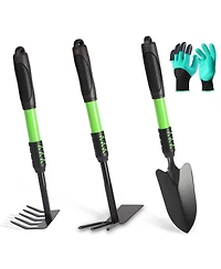 Xdovet Garden Tools Set Stainless Steel Heavy Duty Hand Cultivator Spade Shovel Planting Weeding Digging Gifts Women