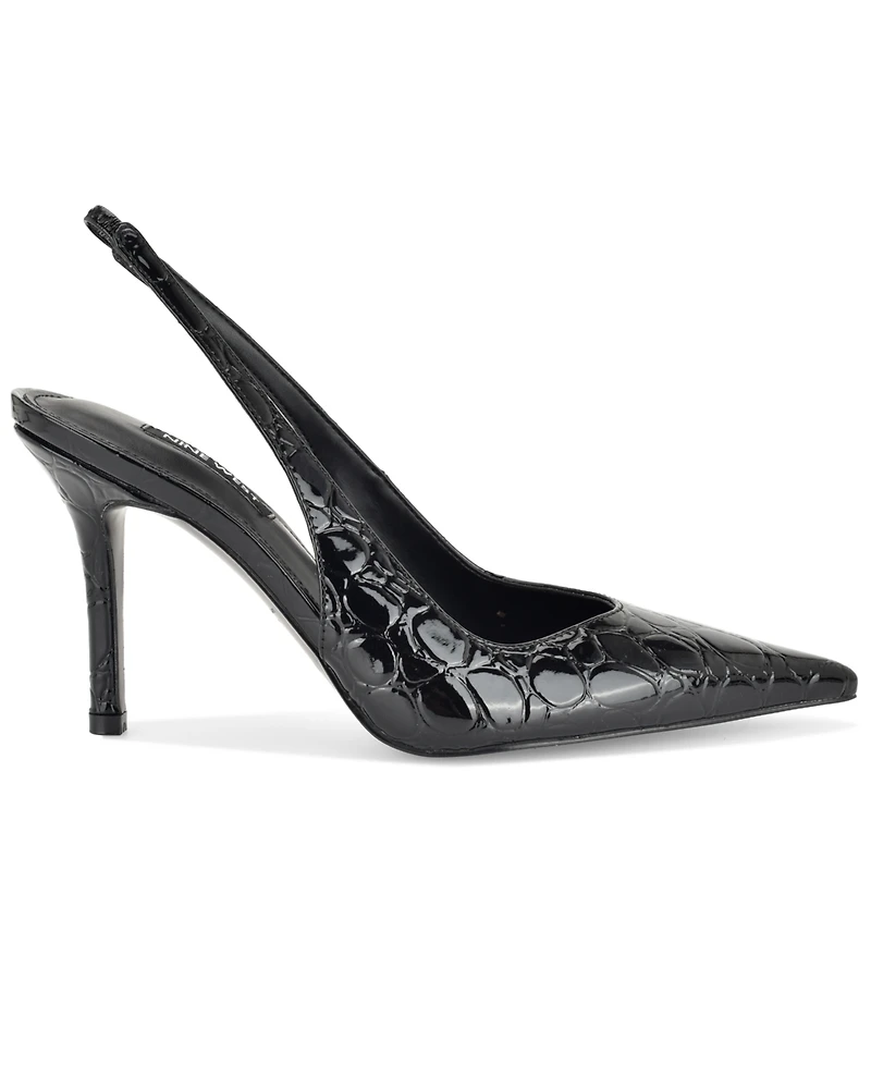 Nine West Women's Gerts Pointed Toe Slingback Dress Pumps