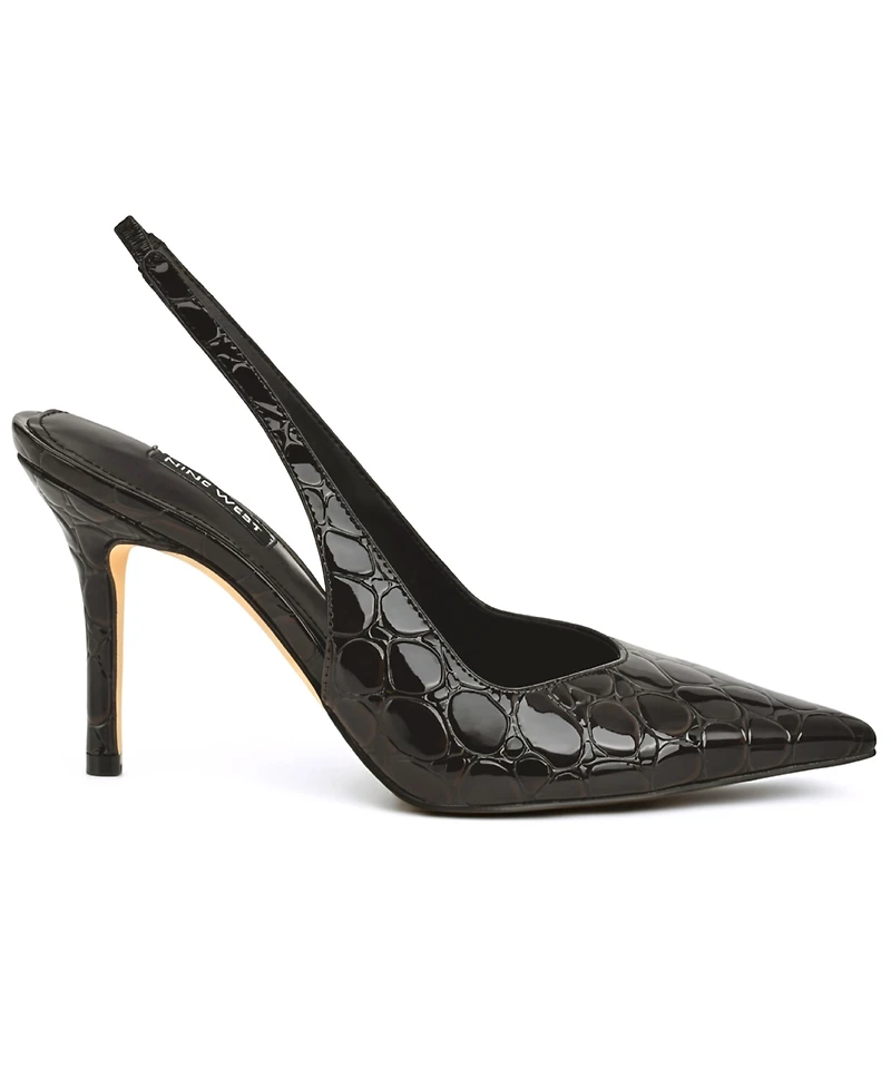 Nine West Women's Gerts Pointed Toe Slingback Dress Pumps