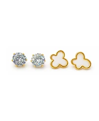 Rebl Jewelry Women's Butterfly Earring Set