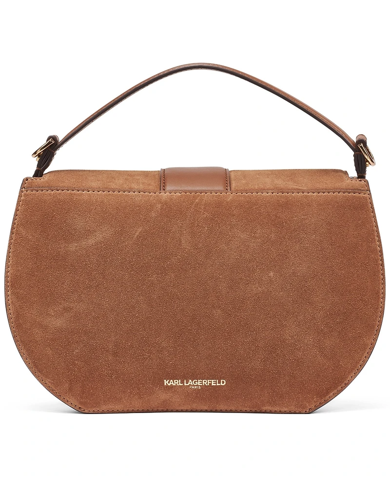 Karl Lagerfeld Paris Jocelina Leather Small Shoulder Handbag