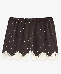 On 34th Women's Pull-On Lace-Trim Shorts, Macy's Exclusive