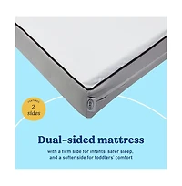 Graco Essentials 6-Inch Dual-Sided Baby Crib and Toddler Bed Mattress