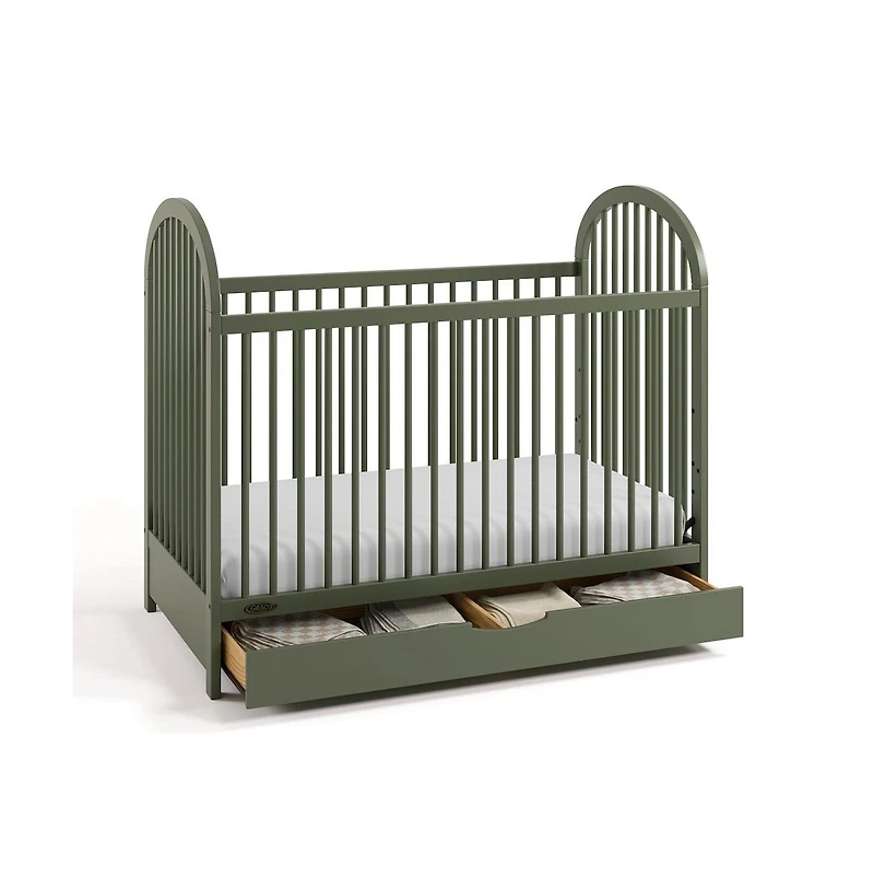 Graco Olivia 3-In-1 Convertible Crib With Drawer