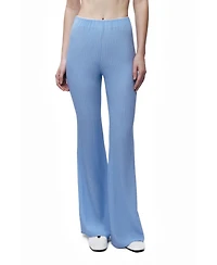 Nocturne Women's High-Waist Flare Trousers