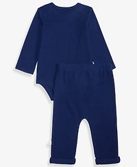 First Impressions Baby Boys' Little Bro Bodysuit & Pants, 2-Piece Set, Macy's Exclusive