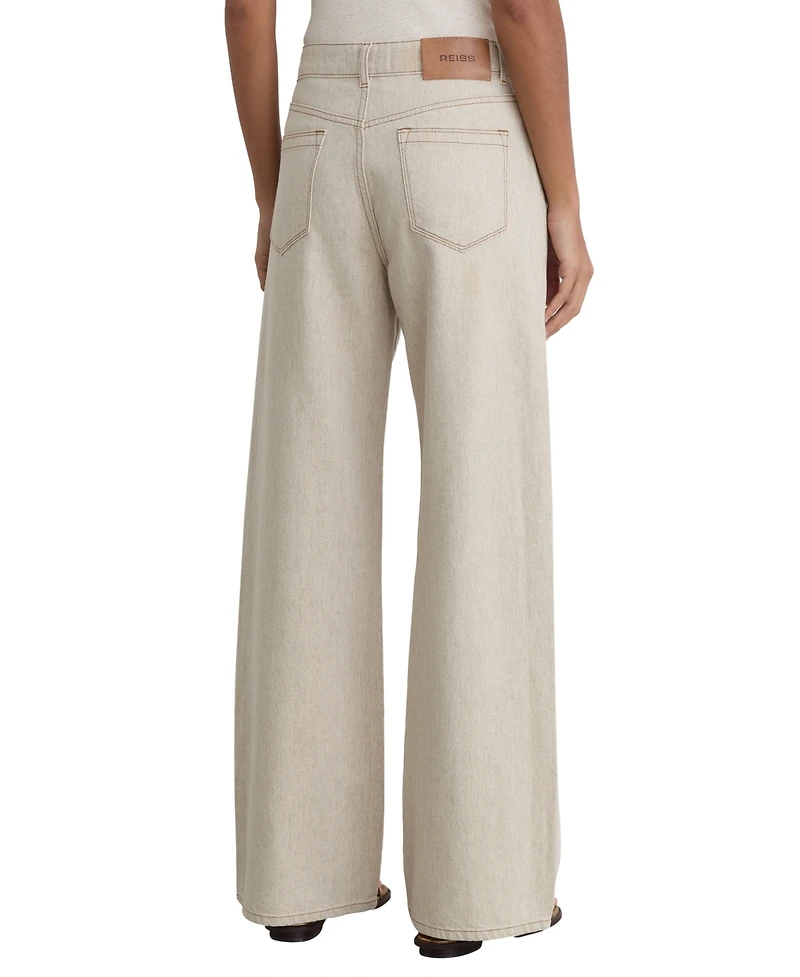 Reiss Women's Febe Wide-Leg Jean
