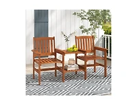 Boyel Living 2-Seater Outdoor Patio Furniture Set with 1.57 Inch Umbrella Hole