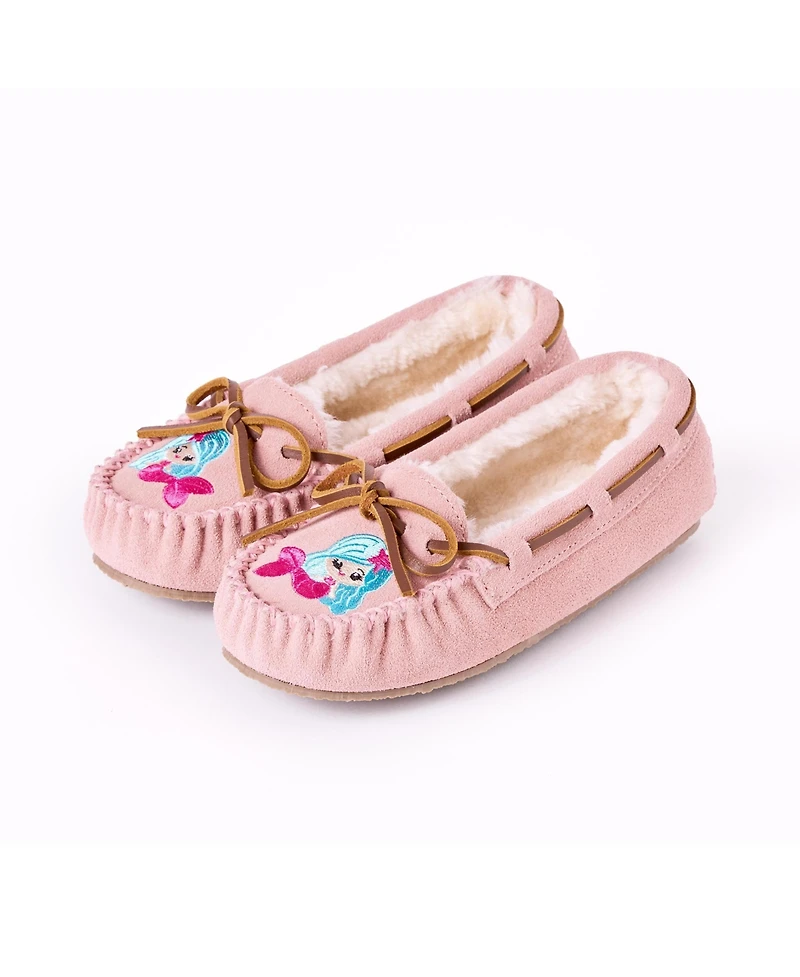 Minnetonka Kids' Cassie Suede Mermaid Slippers