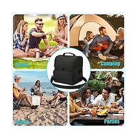 Cowin Camping Cooler Bag14.5L Lunch Box for Men Women Portable Coolers Bag Lunchbox Insulated Crossbody Bag Work Beach Travel