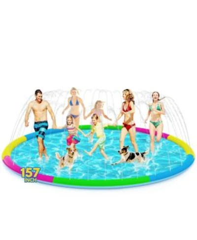 Aofar 157 Splash Pad Sprinkler Pool For Pets Adults Non Slip Thickened