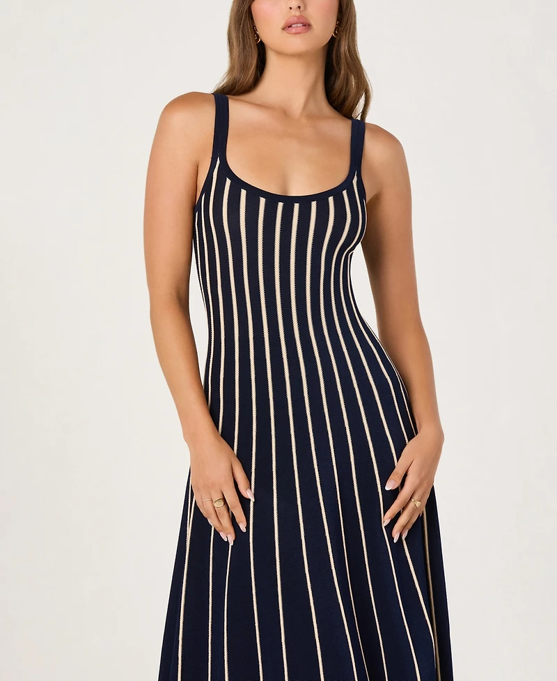 Astr the Label Women's Irecia Scoop Neck Midi Sweater Dress