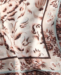 I.n.c. International Concepts Contrast Floral Square Scarf, Macy's Exclusive