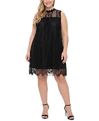 Ny Collection Plus Sleeveless Lace Dress